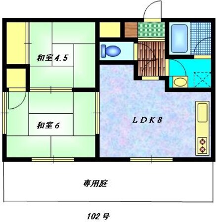 シャントゥール城北の物件間取画像